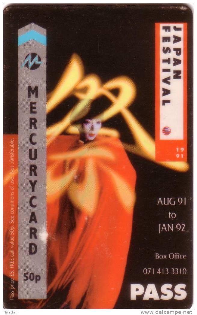 GB MERCURY JAPAN FESTIVAL SUPERBE - [ 4] Mercury Communications & Paytelco