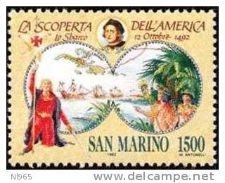 REPUBBLICA DI SAN MARINO - ANNO 1992 - CELEBRAZIONI COLOMBIANE CRISTOFORO COLOMBO - NUOVI MNH ** - Unused Stamps