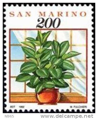 REPUBBLICA DI SAN MARINO - ANNO 1992 - VITA QUOTIDIANA FIORI  - NUOVI MNH ** - Ungebraucht