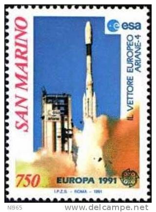 REPUBBLICA DI SAN MARINO - ANNO 1991 - EUROPA - NUOVI MNH ** - Ungebraucht