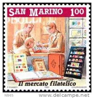 REPUBBLICA DI SAN MARINO - ANNO 1991 - INVITO ALLA FILATELIA - NUOVI MNH ** - Unused Stamps