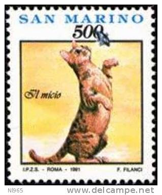 REPUBBLICA DI SAN MARINO - ANNO 1991 - VITA QUOTIDIANA - ANIMALI - NUOVI MNH ** - Unused Stamps