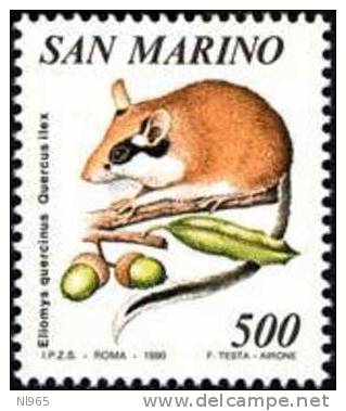 REPUBBLICA DI SAN MARINO - ANNO 1990 - FLORA E FAUNA  - NUOVI MNH ** - Nuevos