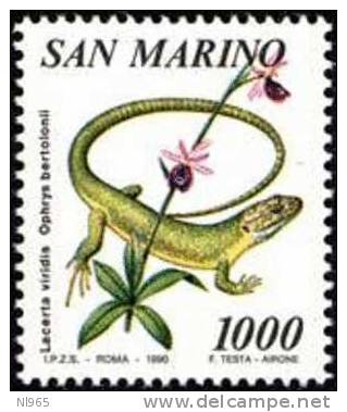 REPUBBLICA DI SAN MARINO - ANNO 1990 - FLORA E FAUNA  - NUOVI MNH ** - Nuovi