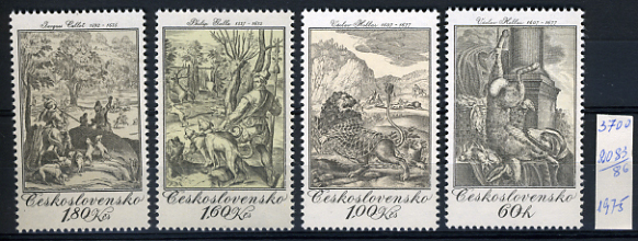 1975 - CECOSLOVACCHIA - TCHECOSLOVAQUIE - Yv. Nr. 2083/86 - MNH - Unused Stamps