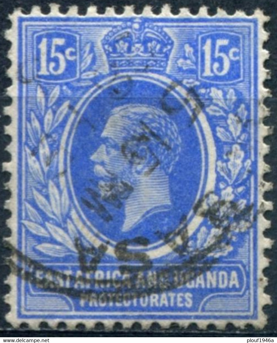 Pays :   9,2 (Afrique Orientale Britannique & Ouganda) Yvert Et Tellier N° : 138 (o) - Protectoraten Van Oost-Afrika En Van Oeganda