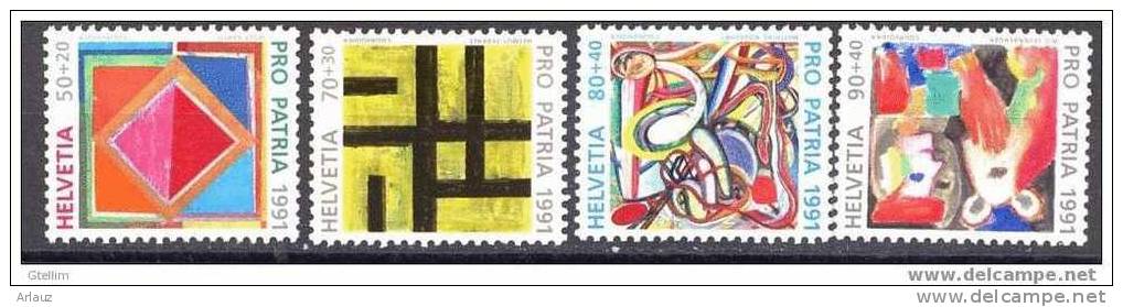 SUISSE. 1991.PRO PATRIA.700 ANS D'ARTS ET DE CULTURE.YVERT N° 1374-77. - Nuovi