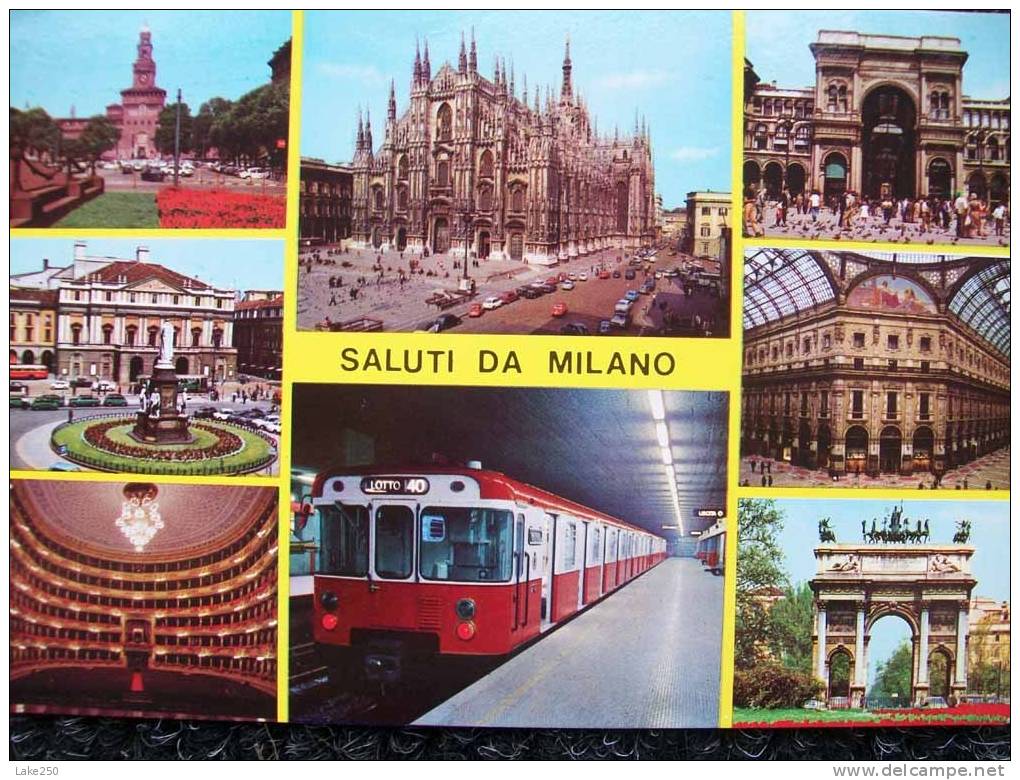 METROPOLITANA MILANO SALUTI DA - Métro