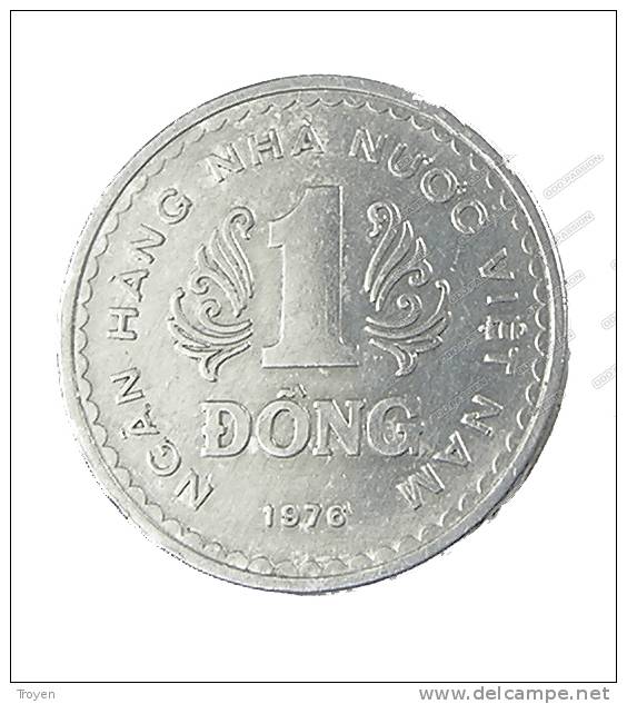 Vietnam - 1 Dong -  1976 TB+ -   Alu - Vietnam