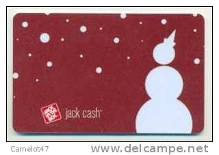 JackCash,  U.S.A.  Carte Cadeau Pour Collection # 8 - Gift And Loyalty Cards