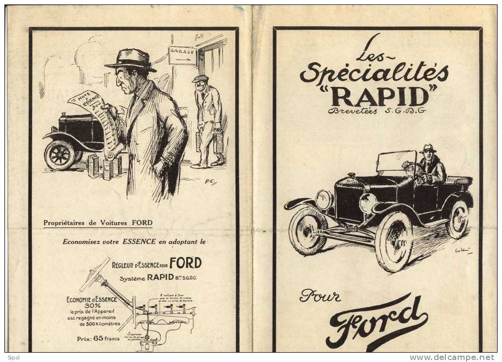 Dépliant Technique Des Etabl. A.M. Comptour Constructeur Automobile  Ford - Les Spécialités " Rapid"3 Volets-Ford - Autosport - F1