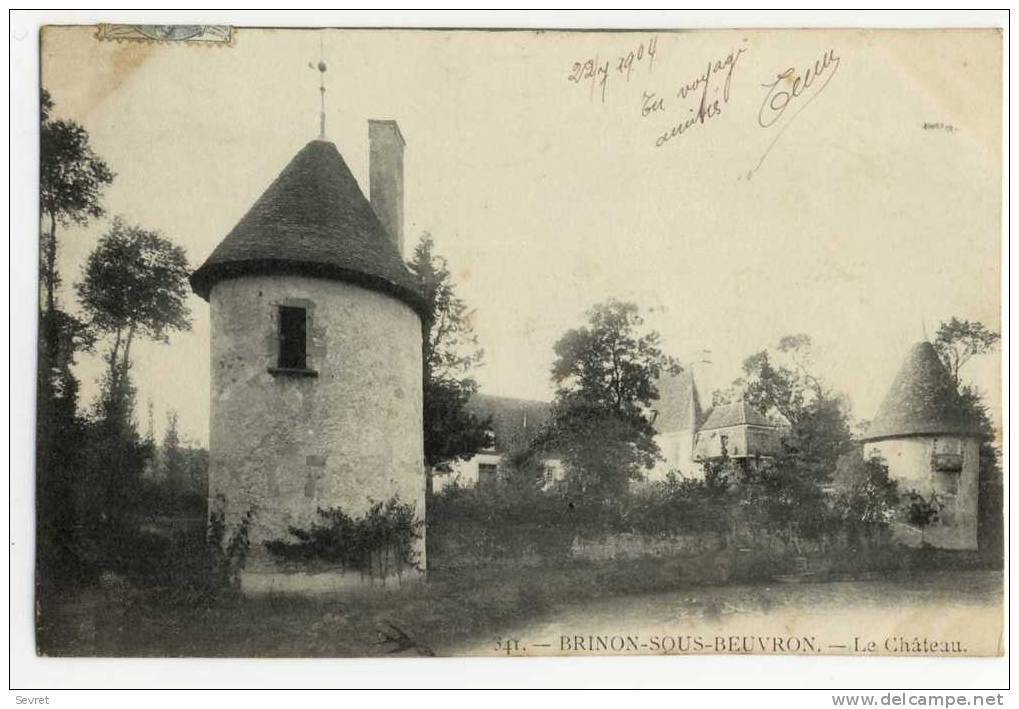 BRINON SOUS BEUVRON. -  Le Château - Brinon Sur Beuvron