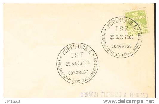 1960  Danemark  Kobenhavn  International Seed Trade Federation - Maschinenstempel (EMA)