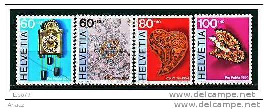 SUISSE.1994.ART POPULAIRE .YVERT  N° 1455-58 - Ongebruikt