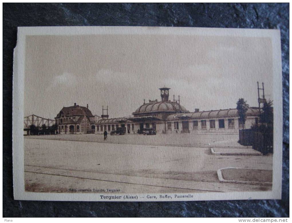 TERGNIER (aisne) Gare, Buffet ,passerelle - Other & Unclassified
