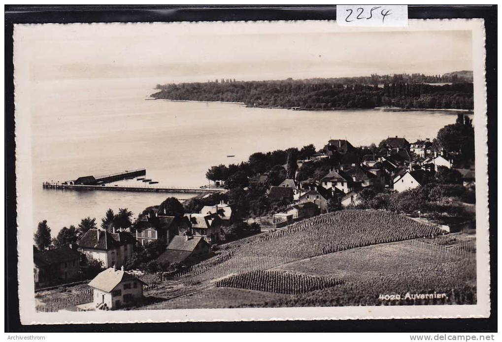 Auvernier Et Le Lac, Vers 1941 (2254) - Auvernier