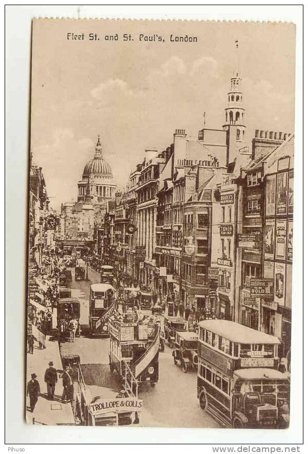 UK876   LONDON ; Fleet Street And St. Paul's - St. Paul's Cathedral