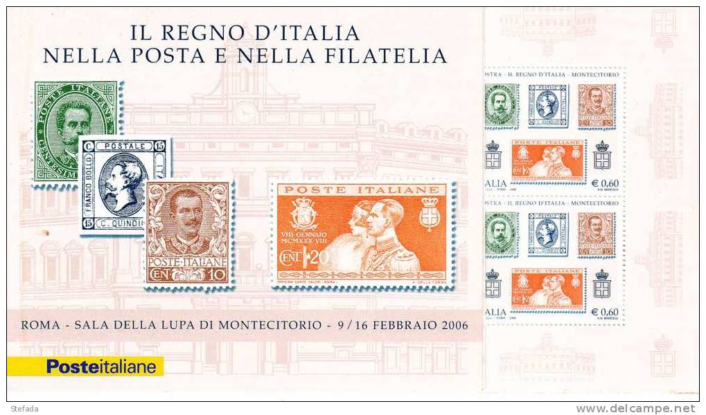 ITALIA  2006 Libretto MOSTRA REGNO  A MONTECITORIO - Postzegelboekjes