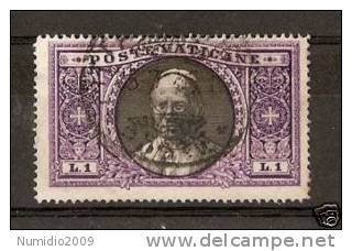 1933 VATICANO USATO MEDAGLIONI 1 LIRA - RR3381 - Gebraucht