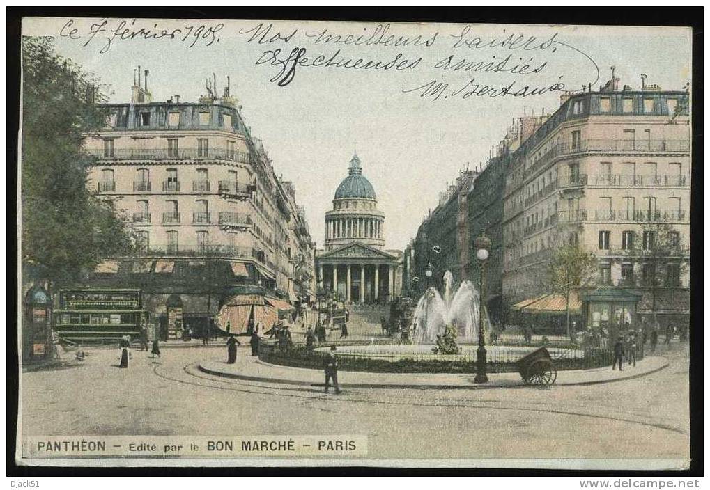 PANTHEON - Edité Par Le BON MARCHE - PARIS -  Belle Animation - 1905 - Lotes Y Colecciones