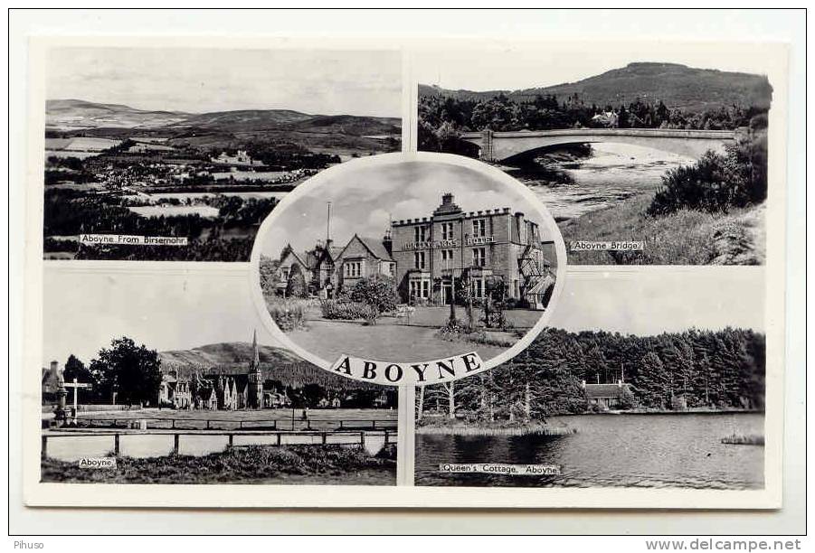 UK888  ABOYNE : 5-picture Postcard - Aberdeenshire