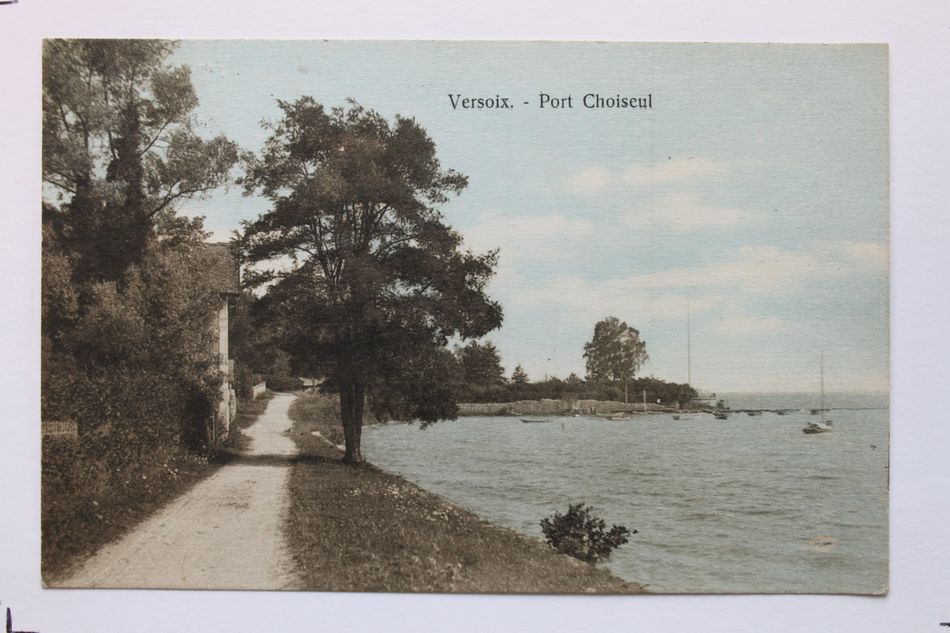 CPA - VERSOIX  Port Choiseul   - Seal Edit. D'Art R. E. Chapallaz Fils, Lauzanne - Versoix