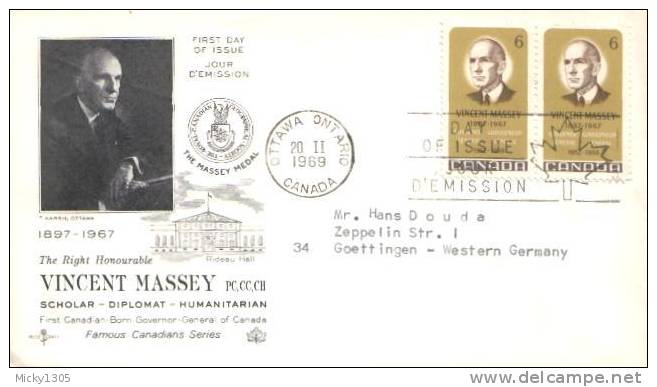 Canada - Mi-Nr 433 FDC (y061) - 1961-1970