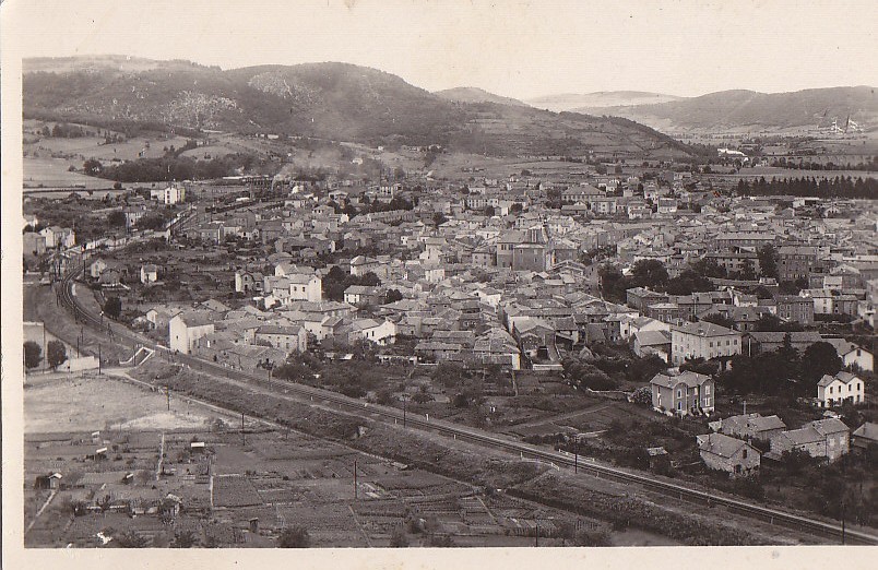 Langeac 43 - Vue Générale - Gare Voie Ferrée - Langeac