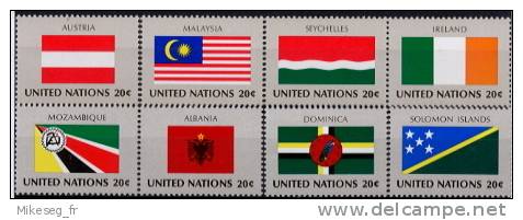 ONU New-York 1982 Drapeaux 365 à 380 ** - Unused Stamps