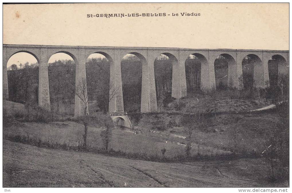 87.  Saint Germain Les Belles . Le Viaduc . - Saint Germain Les Belles