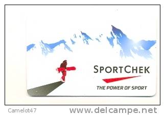 Sport Check,  CANADA, Carte Cadeau Pour Collection # 2 - Gift And Loyalty Cards