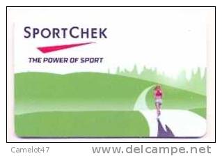 Sport Check,  CANADA, Carte Cadeau Pour Collection # 3 - Gift And Loyalty Cards