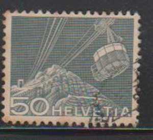 Switzerland 1949 Used Hinged, 50c  Suspention Railway Transport, Ropeway - Altri (Terra)