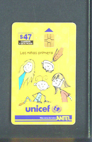 URUGUAY - Chip Phonecard/UNICEF - Uruguay