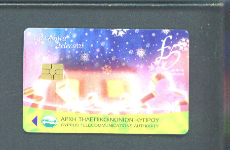CYPRUS - Chip Phonecard/Christmas - Chypre