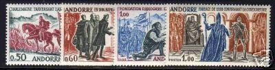 ANDORRE 1963-64  Y&T 167/70 \"HISTOIRE\", NEUFS Xx TTB - Andere & Zonder Classificatie