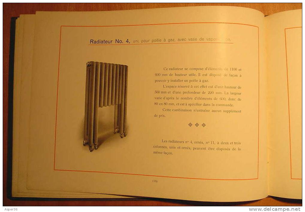 Catalogue "Radiateurs, Usines Saint-Roch, Couvin" - Collections