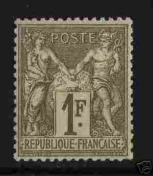 FRANCE 1876-78 Y&T 72 \"TYPE SAGE 1F BRONZE\", NEUFxx TTB - Otros & Sin Clasificación