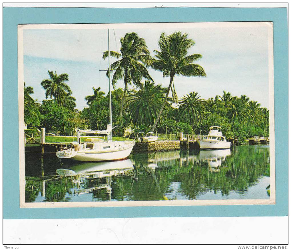 FORT LAUDERDALE - Tropical Waterway - Venice Of The America´s  - 1983  - G F - Fort Lauderdale