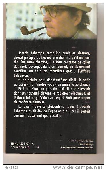 Simenon - Les 13 énigmes - Presses Pocket N° 1360 - Simenon