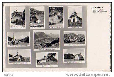 SUISSE FR - Charmey Son Eglise Ses Chapelles - Multivues - Chapelle