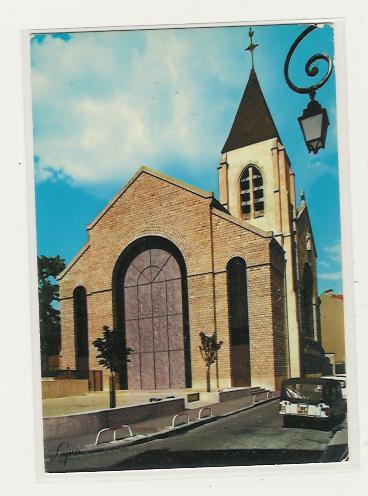 92  NANTERRE LA CATHEDRALE VOITURE MEHARI - Nanterre