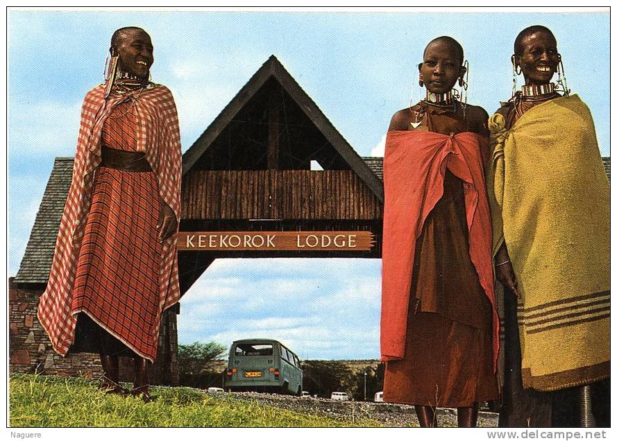 KENIA  -  KEEKOROK LODGE   -  CPM  ANNEE 1970/80 - Kenia