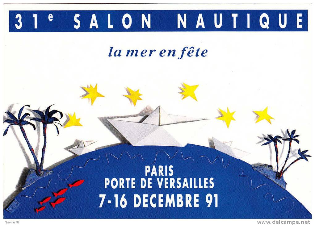 PARIS  SALON NAUTIQUE  1991 - Exhibitions