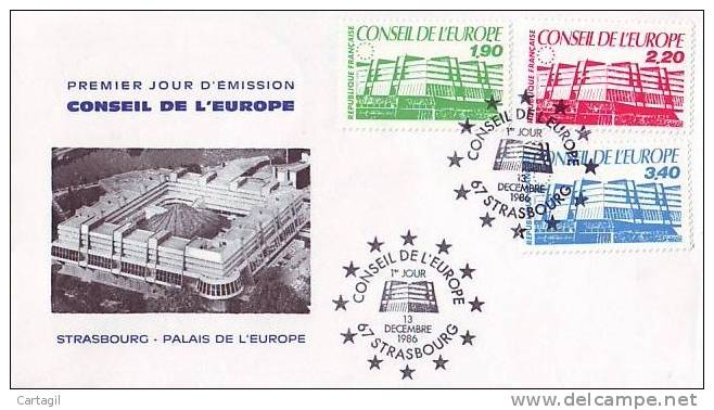 Enveloppe Philatélique - 67 - Strasbourg  (1er Jour Conseil De L'Europe 1996) Selon Scan - Institutions Européennes