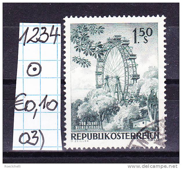 19.4.1966 - SM "200 Jahre Wiener Volksprater" -  O Gestempelt  - Siehe Scan (1234o 01-12) - Gebruikt