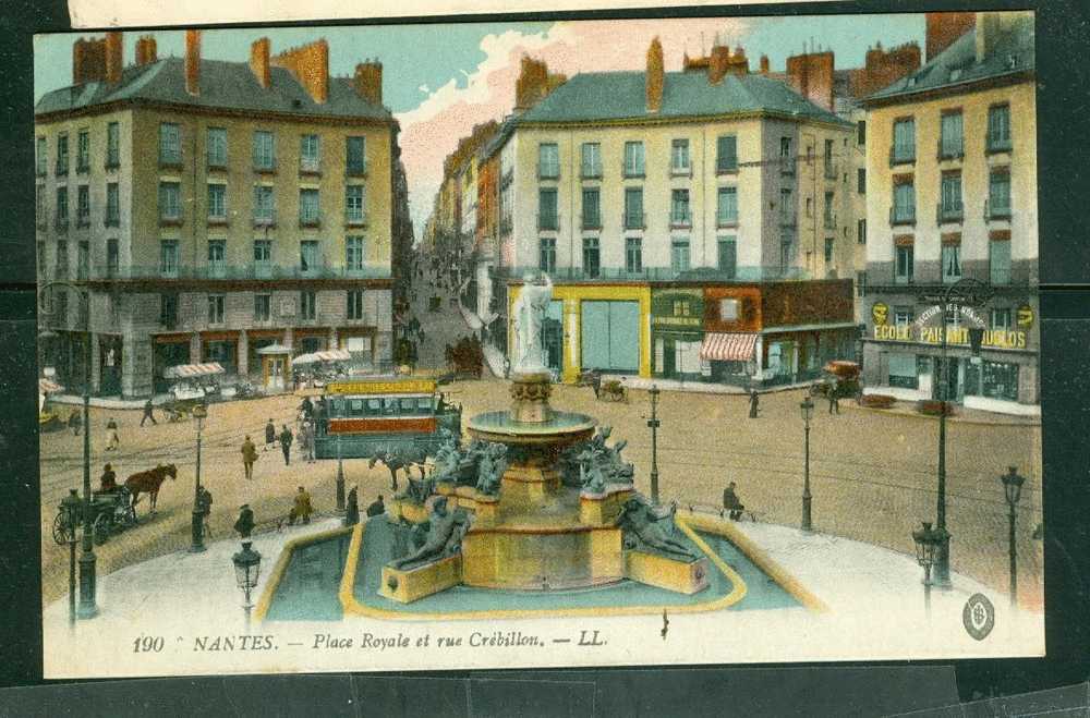 Nantes - Place Royale Et Ruie Crebillon    Dm68 - Nantes