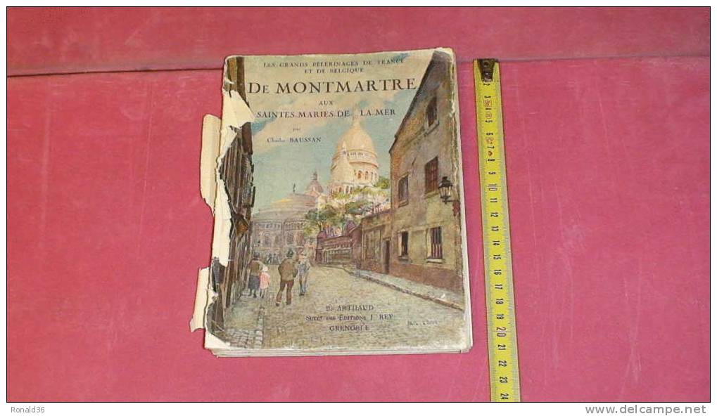 Livre Les Grands Pélerinages De France De MONTMARTRE Aux SAINTES MARIES DE LA MER : Vaucouleurs  Domrémy Nivelles Bruges - Paris