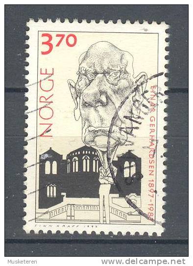 Norway 1997 Mi. 1259    3.70 Kr Geburtstag Von Birthday Of Einar Gerhardsen, Karikatur - Used Stamps