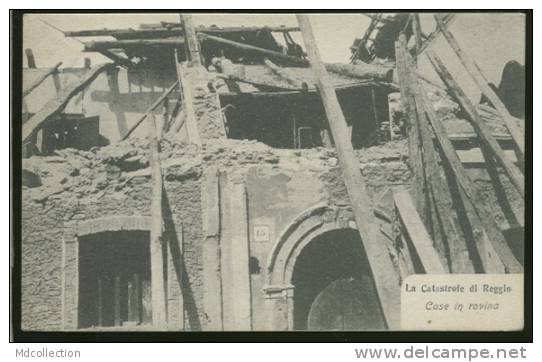 ITALIE REGGIO CALABRIA / La Catastrofe Di Reggio, Casa In Rovina / - Reggio Calabria